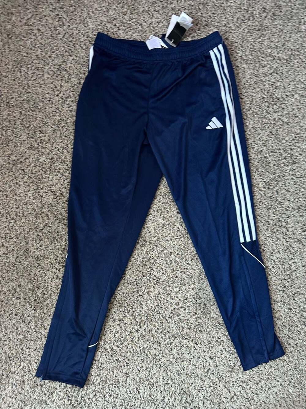 Adidas Tiro23 L Pnt Size L Navy Blue Soccer Pants New With Tags